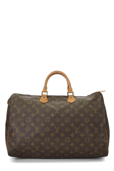 Louis Vuitton Monogram Canvas Speedy 40