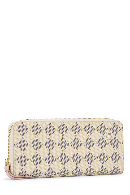 Damier Azur Studded Clemence Wallet, , large image number 1