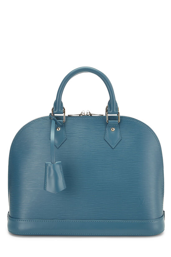 Blue Louis Vuitton Epi Alma PM Handbag