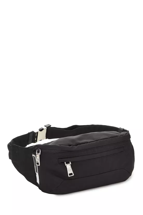 Black Nylon Belt Bag, , large image number 1