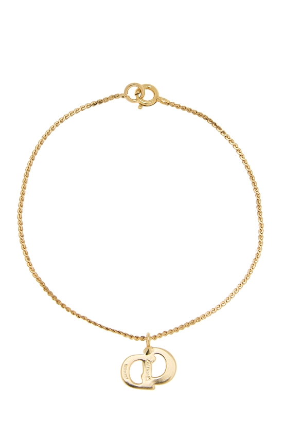 Gold 'CD' Bracelet, , large image number 1