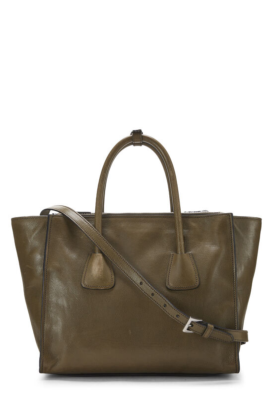 Green Calfskin Convertible Tote, , large image number 3