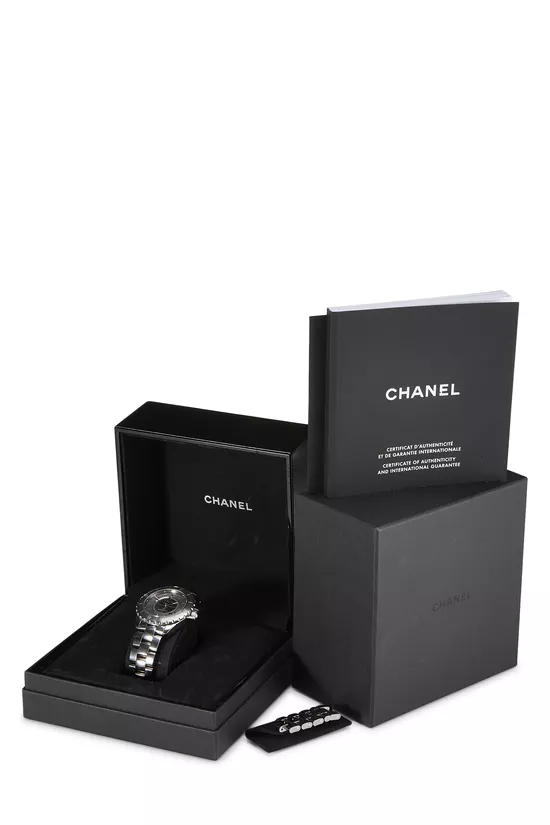 Silver Stainless Steel J12 Watch 33mm, , large image number 2