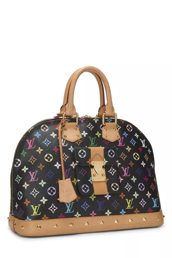 Takashi Murakami x Louis Vuitton Black Monogram Multicolore Alma GM, , large image number 1