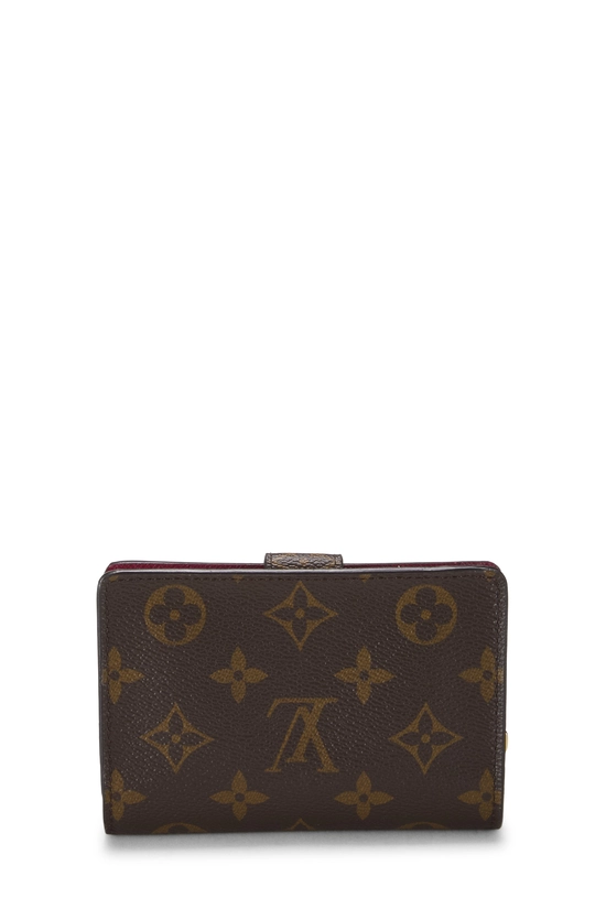 Burgundy Monogram Canvas Juliette Wallet, , large image number 2
