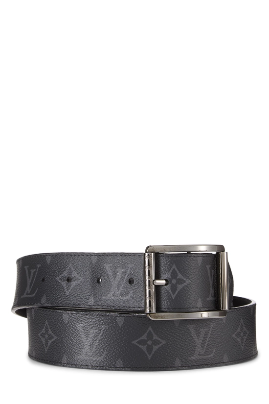 Black Monogram Eclipse Reversible Ceinture 100, , large image number 0