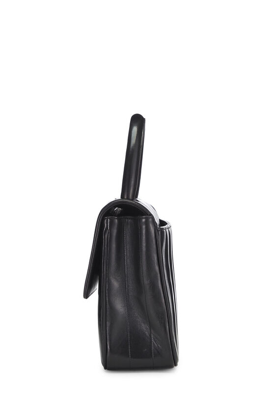 Chanel Vintage Vertical Quilt Kelly Bag - Black Handle Bags, Handbags -  CHA760606