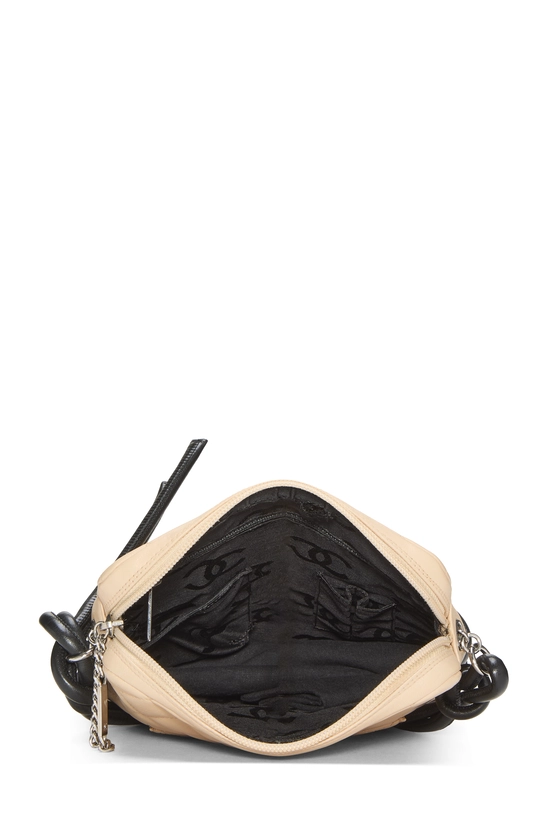 Beige Quilted Calfskin Cambon Shoulder Bag, , large image number 5