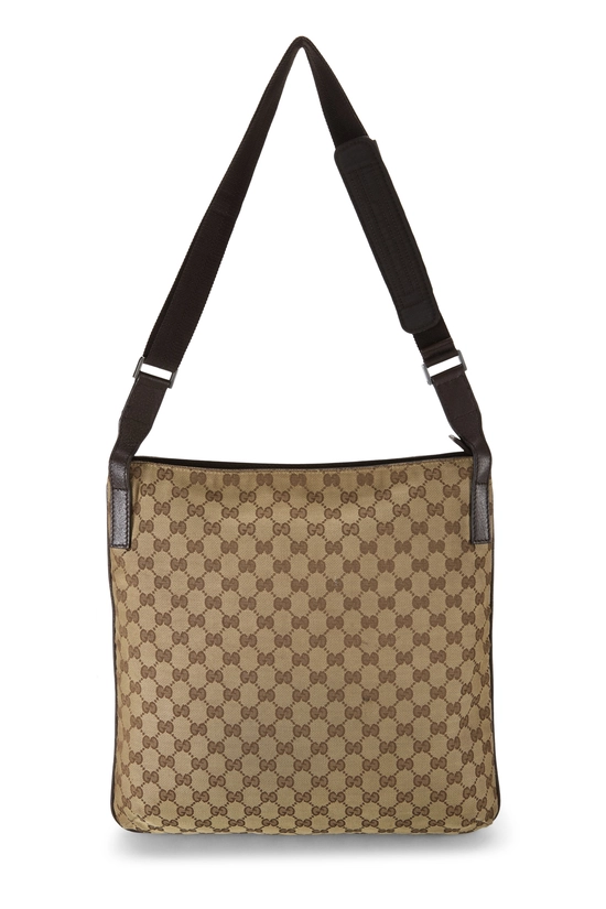 Original GG Canvas Pocket Flat Messenger Large, , large image number 1