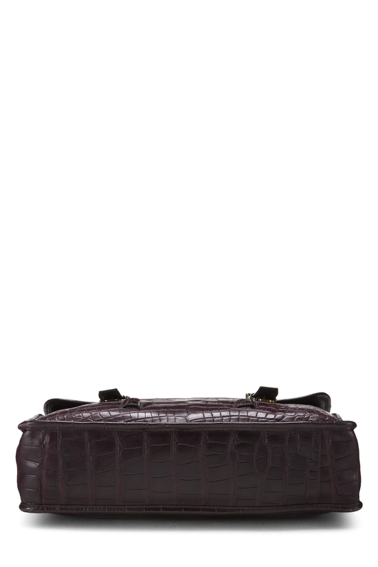Purple Alligator Briefcase, , large image number 4