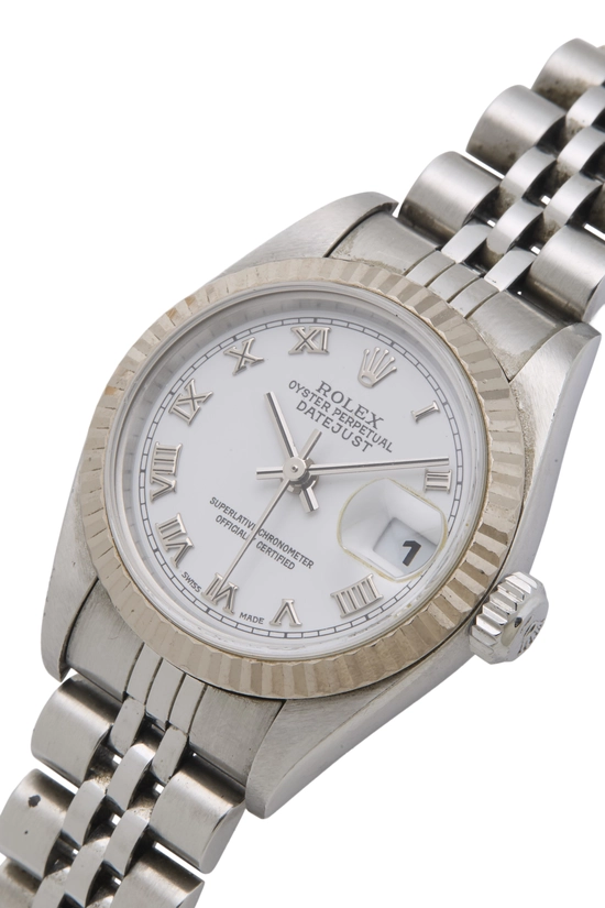 White Roman Dial Datejust 79174 26mm, , large image number 1