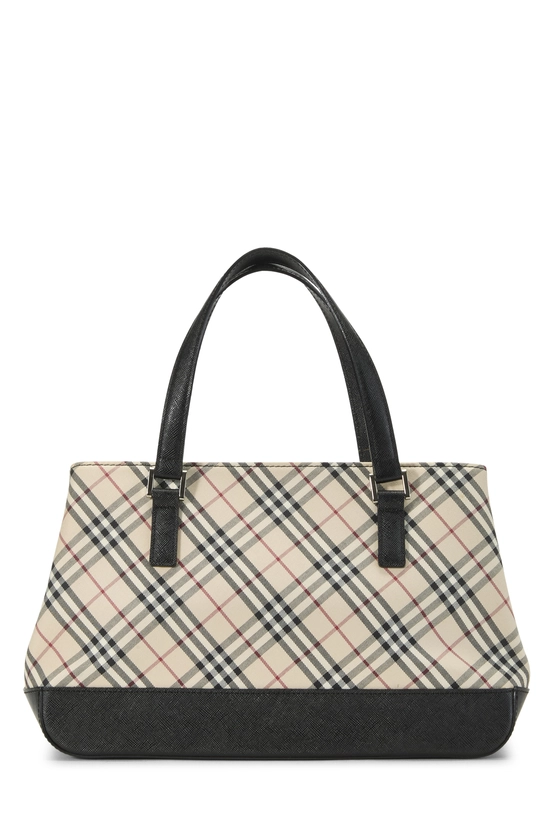 Black Check Jacquard Handbag Small, , large image number 3