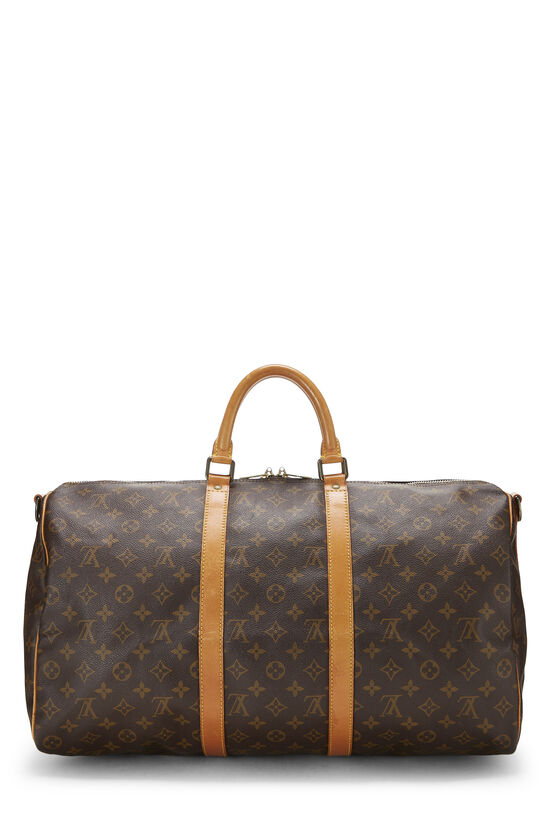 Monogram Canvas Keepall Bandouliere 50, , large image number 1