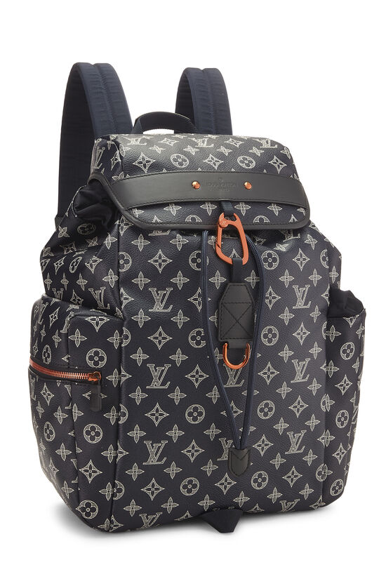 louis vuitton gray backpack