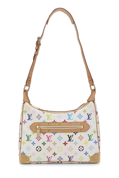 Takashi Murakami x Louis Vuitton White Monogram Multicolore Boulogne
