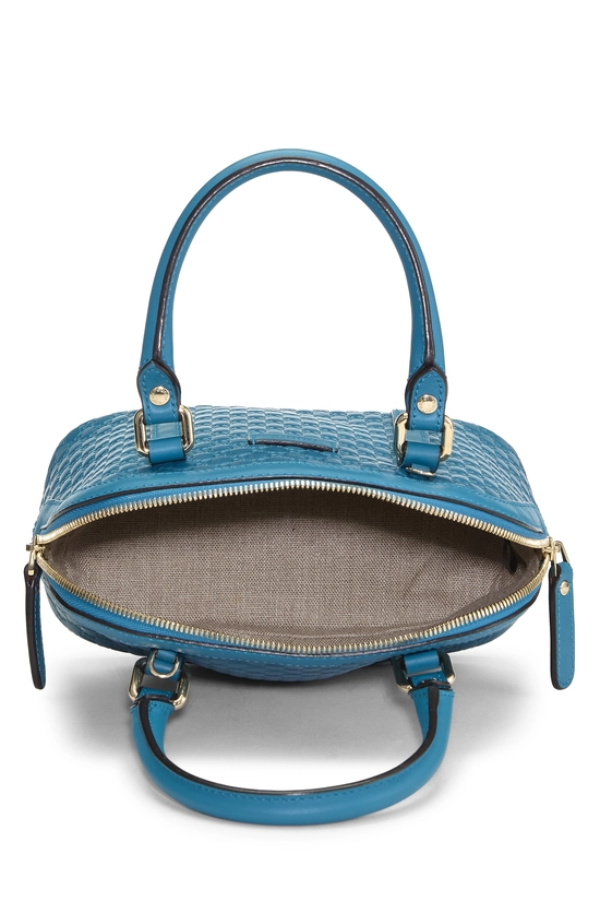 Blue Microguccissima Nice Dome Bag Small, , large image number 5