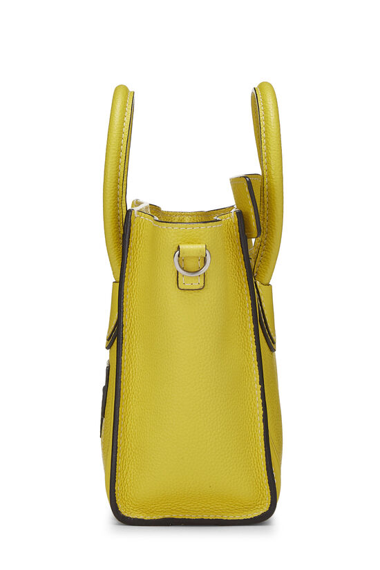 Yellow Leather Luggage Nano, , large image number 2