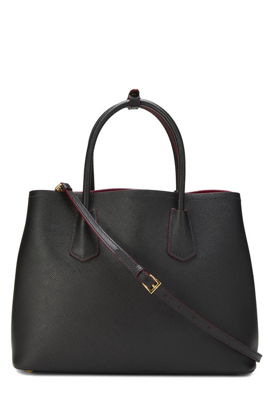 Black Saffiano Double Bag Medium, , large image number 3