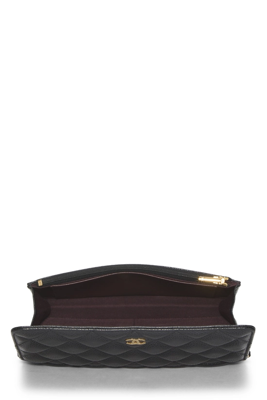 Black Caviar Classic Quilted Wallet On Chain (WOC), , large image number 5