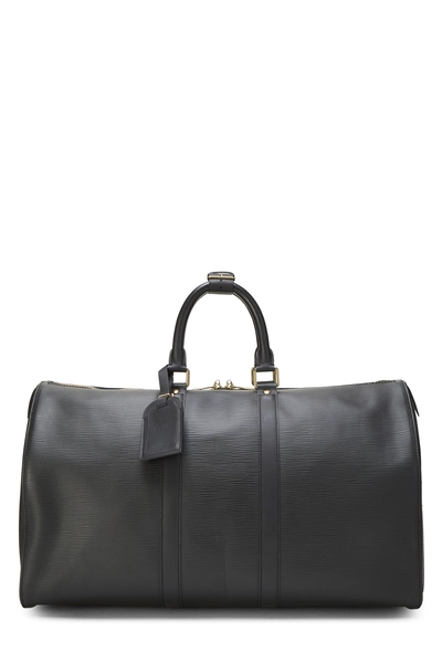 Louis Vuitton Black Epi Keepall 45