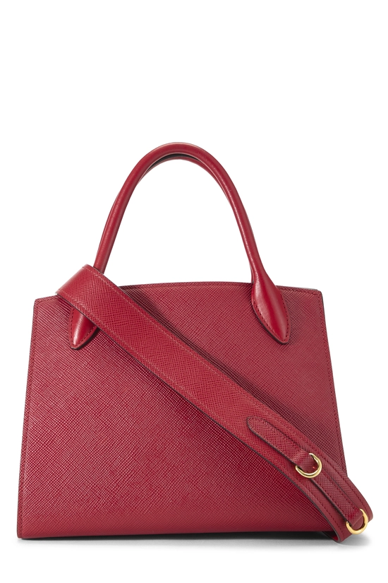 Red Saffiano Monochrome Tote Small, , large image number 3