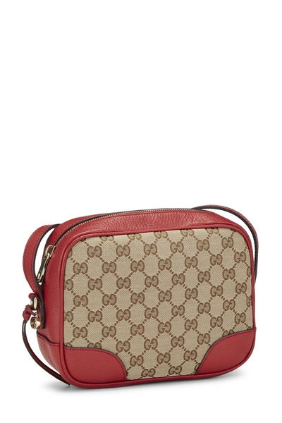 Gucci Red Original GG Canvas Bree Crossbody — photo 2