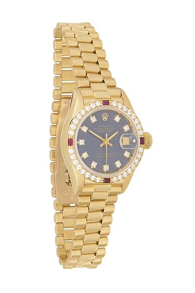 18K Gold Diamond Ruby Datejust 69068 26mm