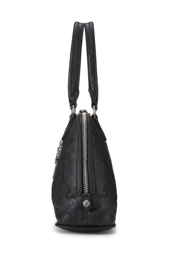 Black Leather Dagger Top Handle, , large image number 2