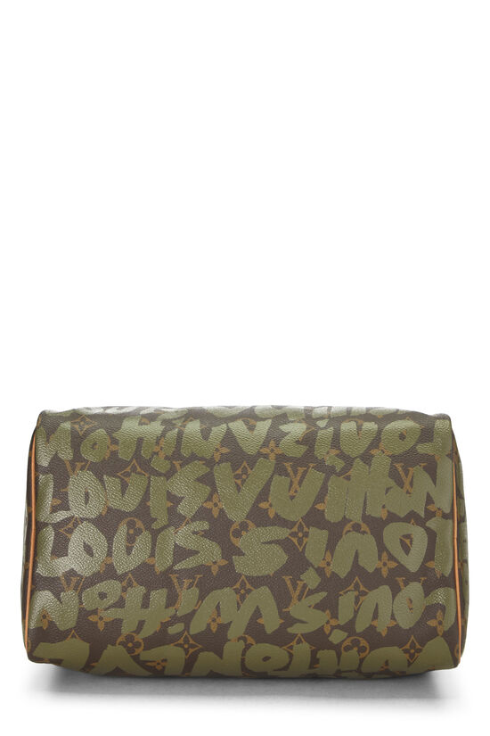 Stephen Sprouse x Louis Vuitton Green Graffiti Speedy 30, , large image number 4