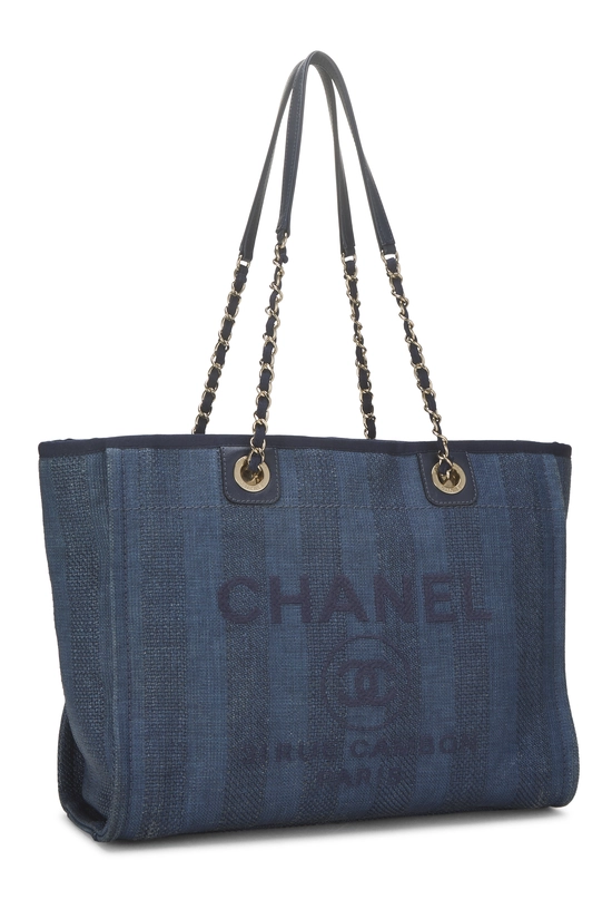 Navy Raffia Deauville Small , , large image number 1