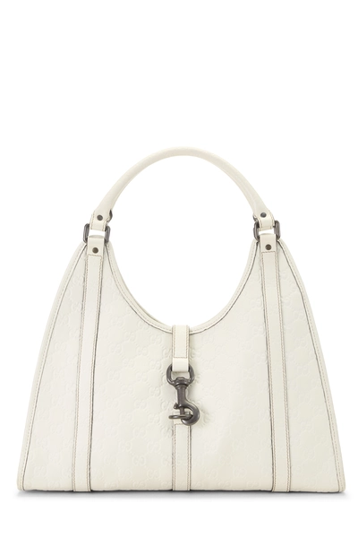 Gucci White Guccissima Shoulder Bag — photo 1