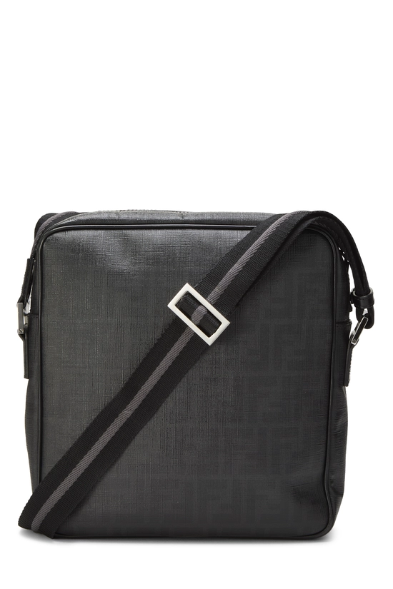 Black Zucca Coated Canvas Messenger, , large image number 3