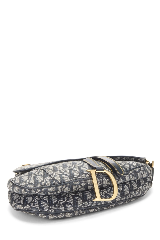 Navy Trotter Canvas Saddle Bag, , large image number 4