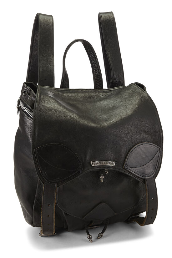 Black Leather Gunslinger Backpack, , large image number 1