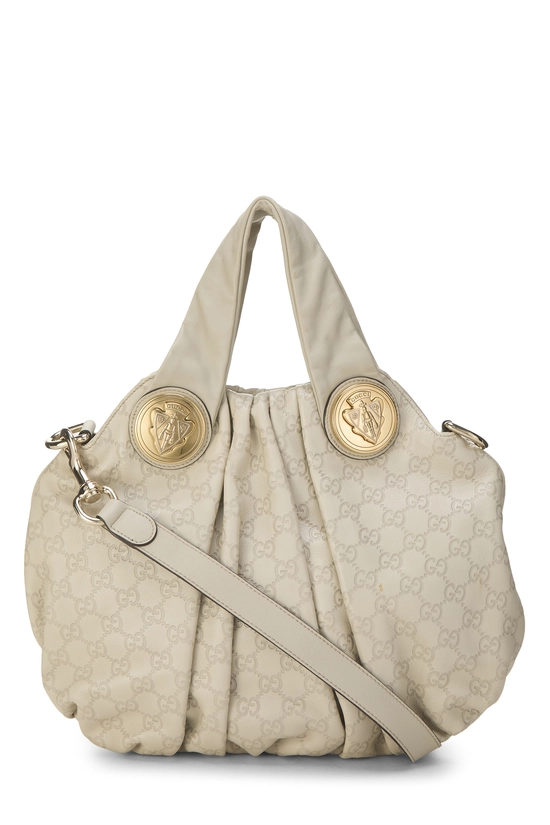 Cream Guccissima Hysteria Convertible Hobo Small, , large image number 3