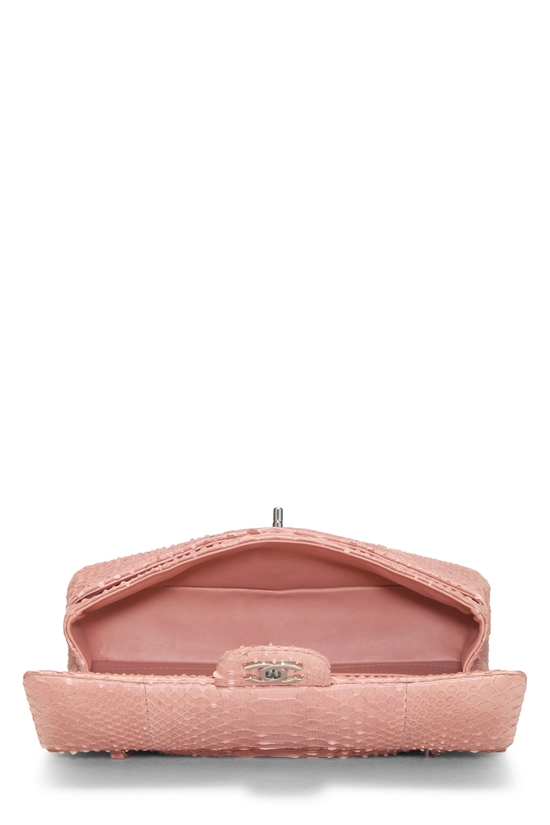 Pink Python Classic Double Flap Medium, , large image number 5