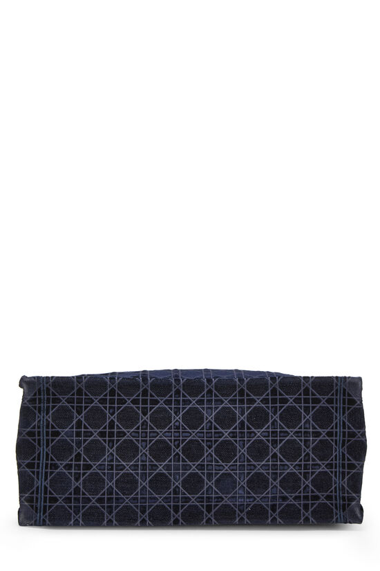 Navy Velvet Book Tote Large, , large image number 4