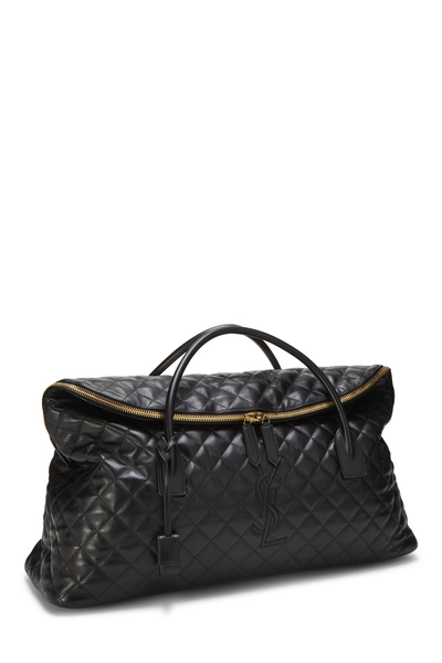 YSL Black Calfskin ES Giant Travel Bag — photo 2