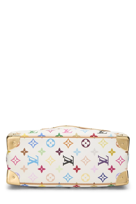 Takashi Murakami x Louis Vuitton White Monogram Multicolore Trouville, , large image number 4