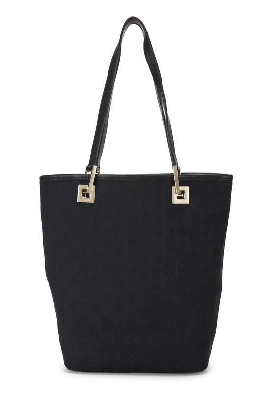Black GG Canvas Bucket Tote, , large image number 3
