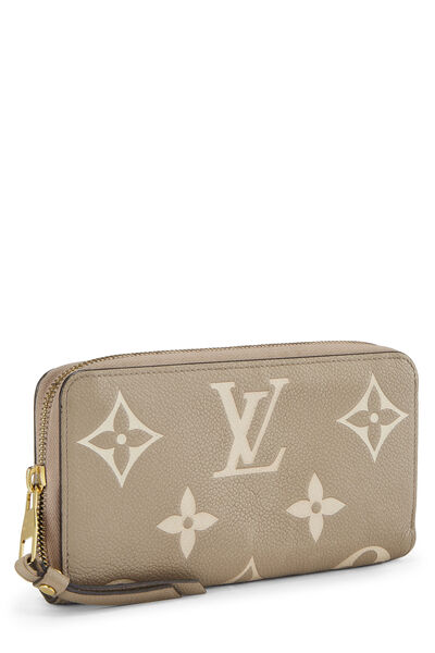 Grey Giant Monogram Empreinte Zippy Continental, , large