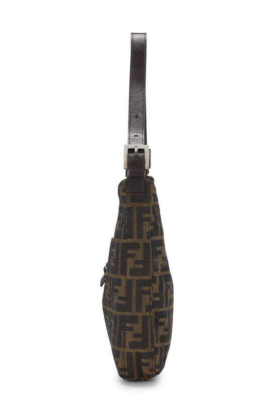 Brown Zucca Canvas Shoulder Bag, , large image number 2
