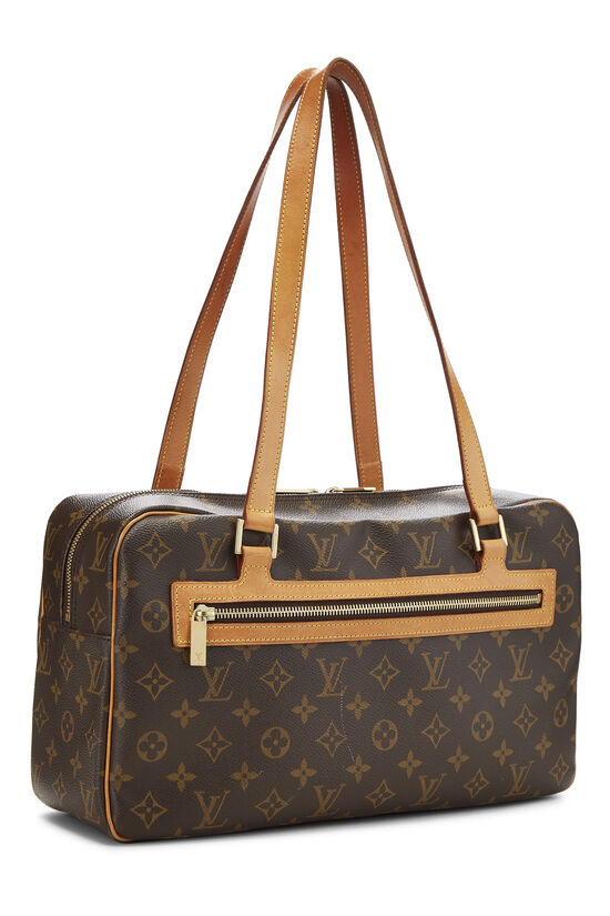 Louis Vuitton Vintage - Monogram Cite GM Bag - Brown - Monogram Canvas and  Vachetta Leather Handbag - Luxury High Quality