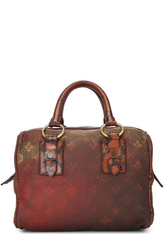 louis vuitton red and monogram