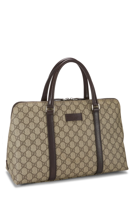 Brown GG Supreme Canvas Handbag, , large image number 1