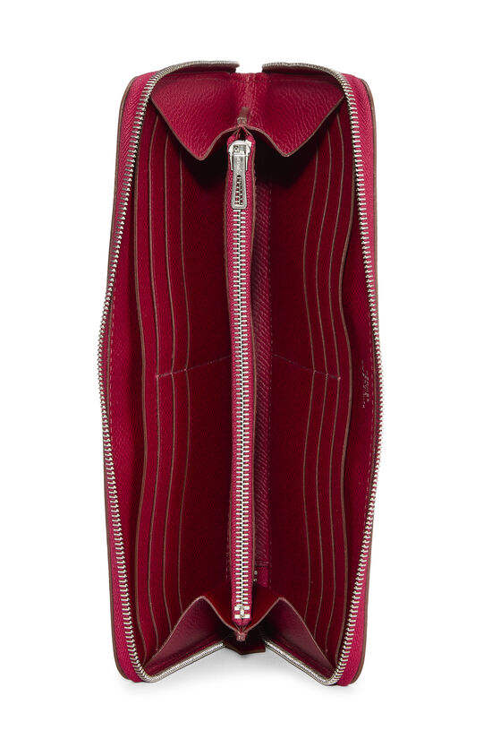 Rouge Grenat Epsom Azap Wallet, , large image number 3