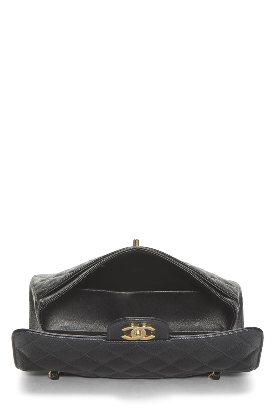 Black Quilted Caviar Classic Double Flap Small, , large image number 5