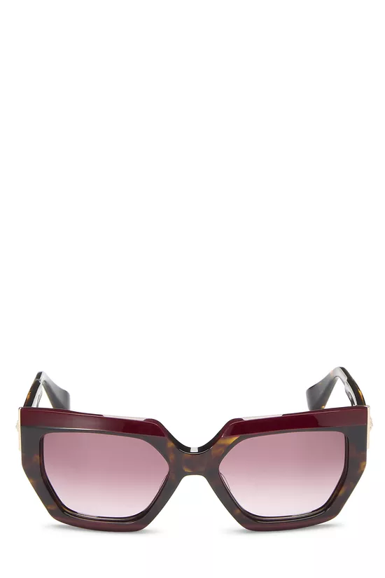 Red & Tortoiseshell Acetate IdHitIt Sunglasses, , large image number 0
