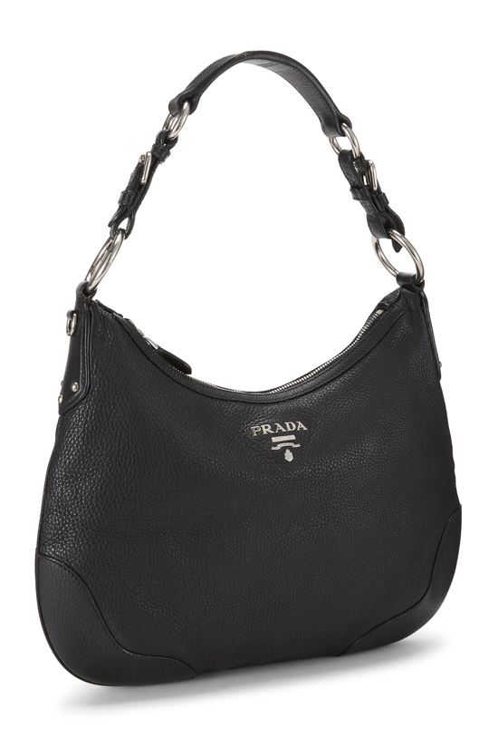 Black Vitello Daino Hobo, , large image number 1