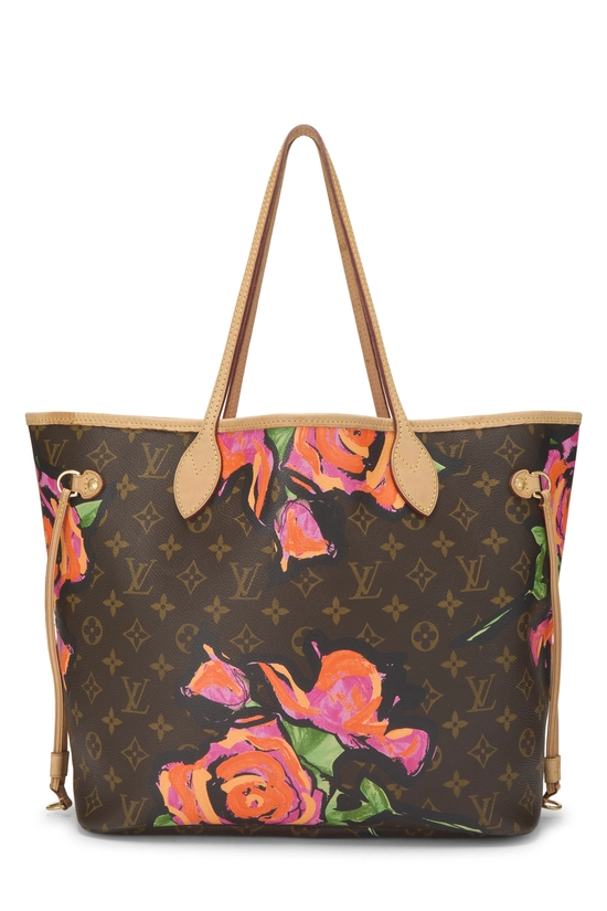 Stephen Sprouse x Louis Vuitton Monogram Canvas Roses Neverfull MM, , large image number 3